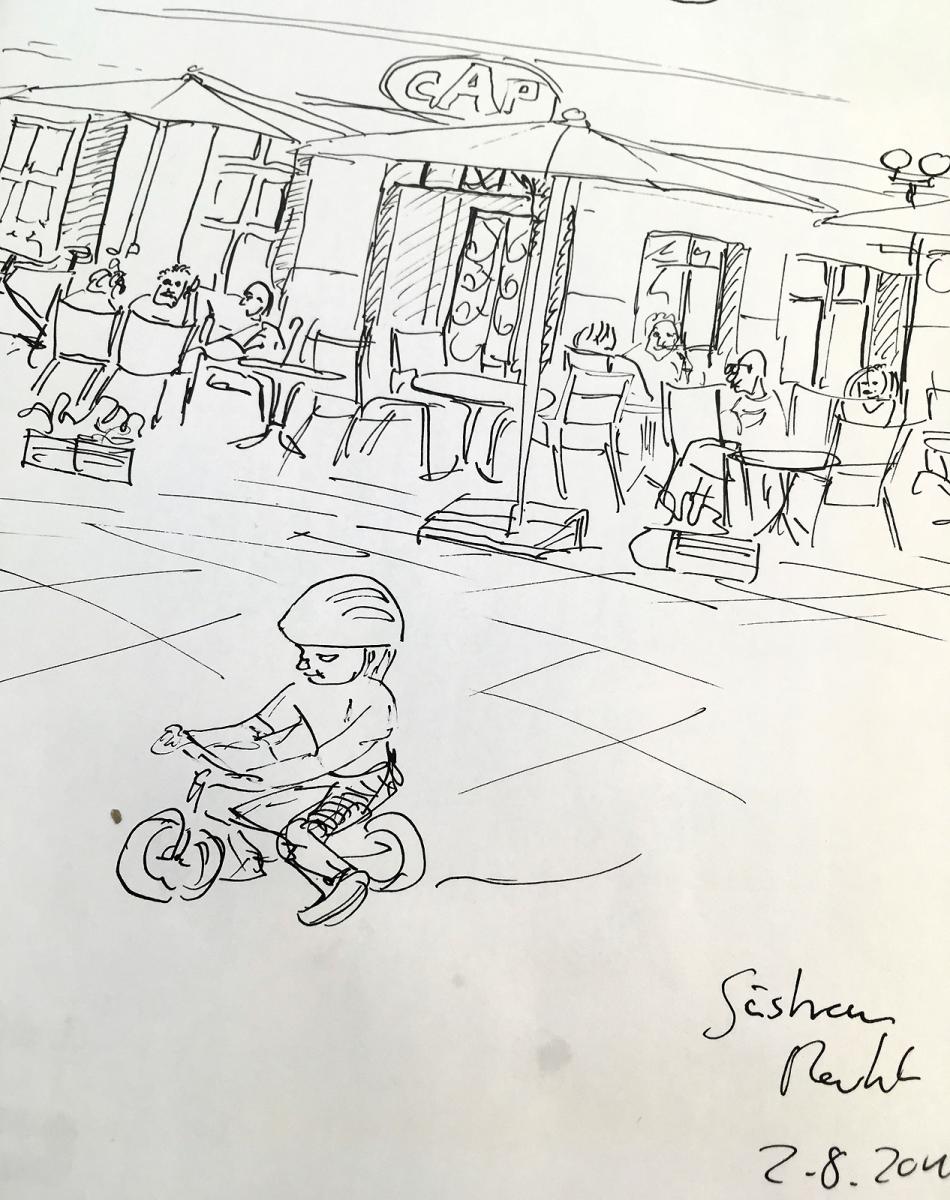 "vom Anfang bis zum ende - gerollt"