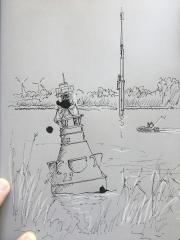 Boje in der Trave