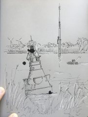 Boje in der Trave