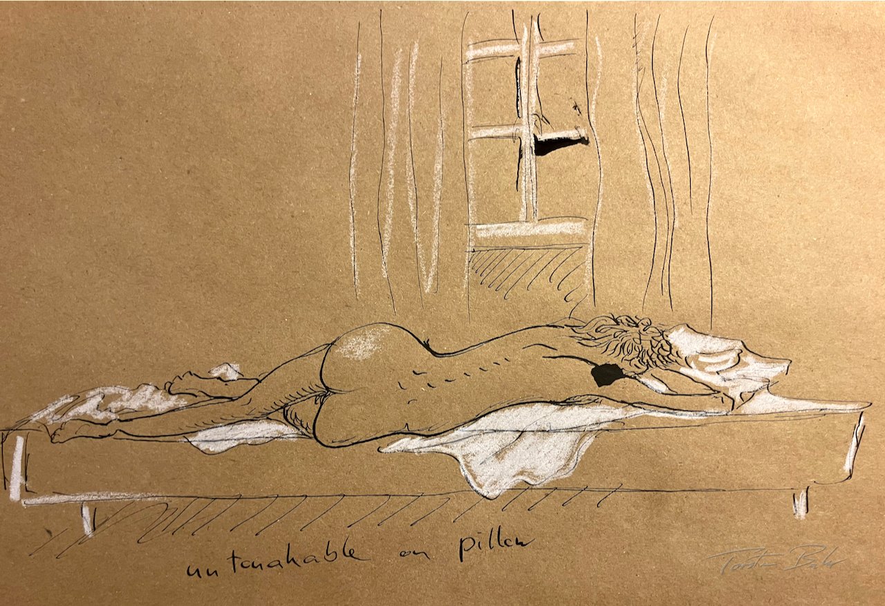"untouchable on pillow"