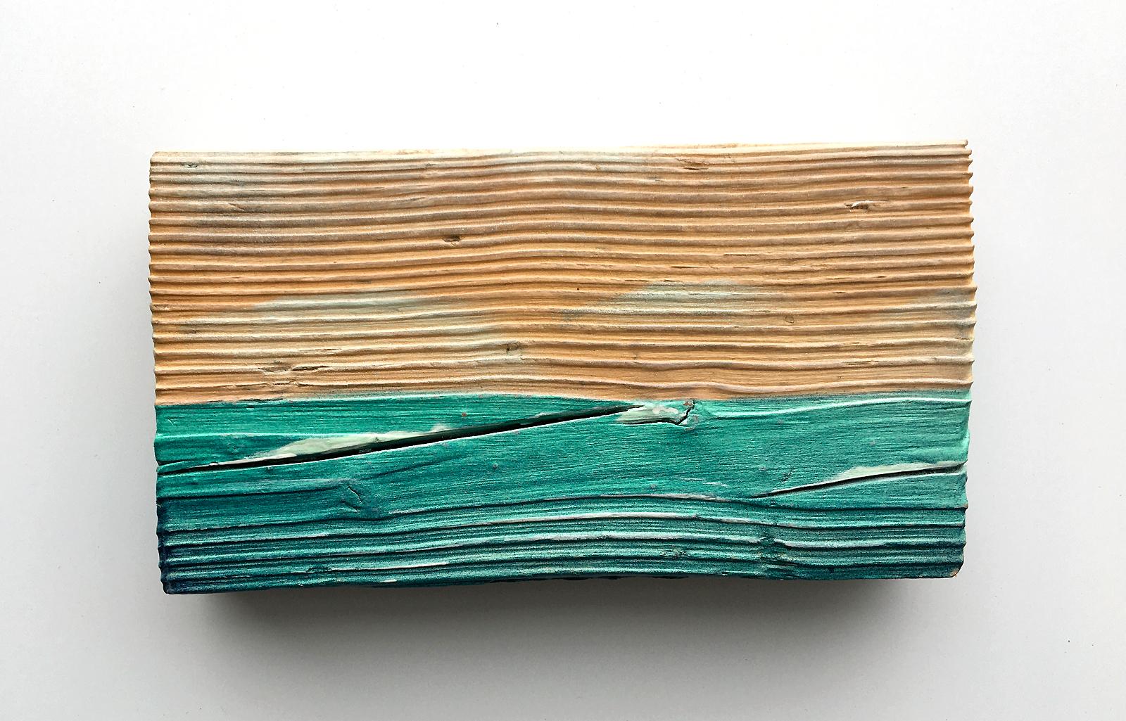 2 small green waves, 2019